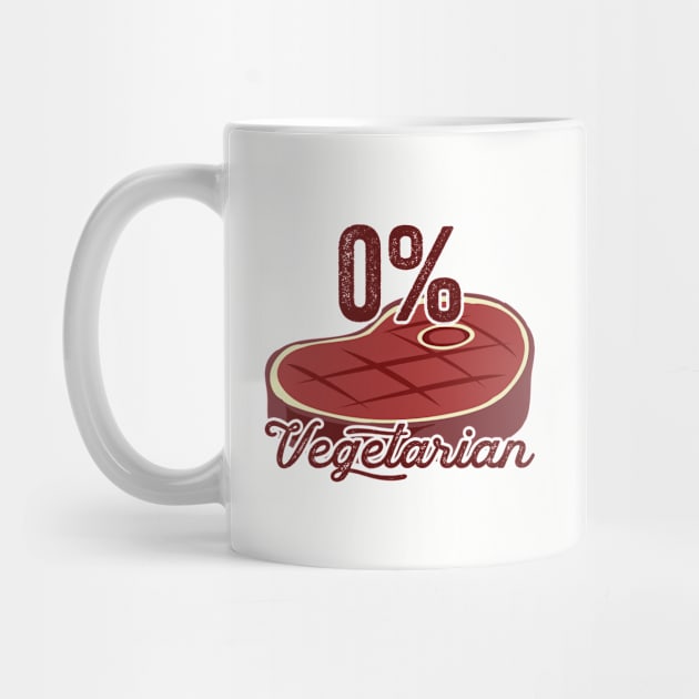 0% Vegetarian by teevisionshop